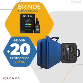 Vitality Plus Ponce - Aparelho de Fototerapia LED com 4 Cores para tratamento de Acne + Óculos + Maleta + Ebook + Brinde Vitality Plus Ponce - Aparelho de Fototerapia LED com 4 Cores para tratamento de Acne + Óculos + Maleta + Ebook + Brinde